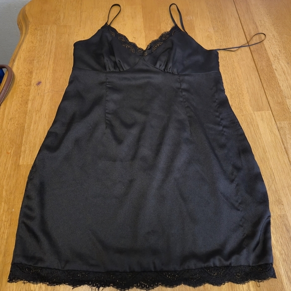 Princess Polly Other - Princess Polly Black Chemise Slip Intimates